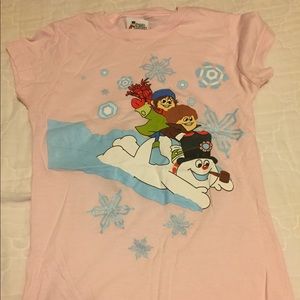Frosty the Snowman Tee - Junior’s Size Large